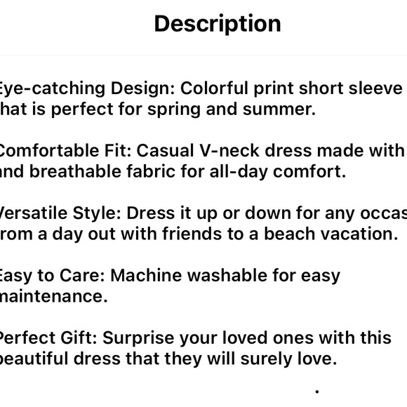 Multicolored Dress.  Great for all occasions - Picture 6 of 6